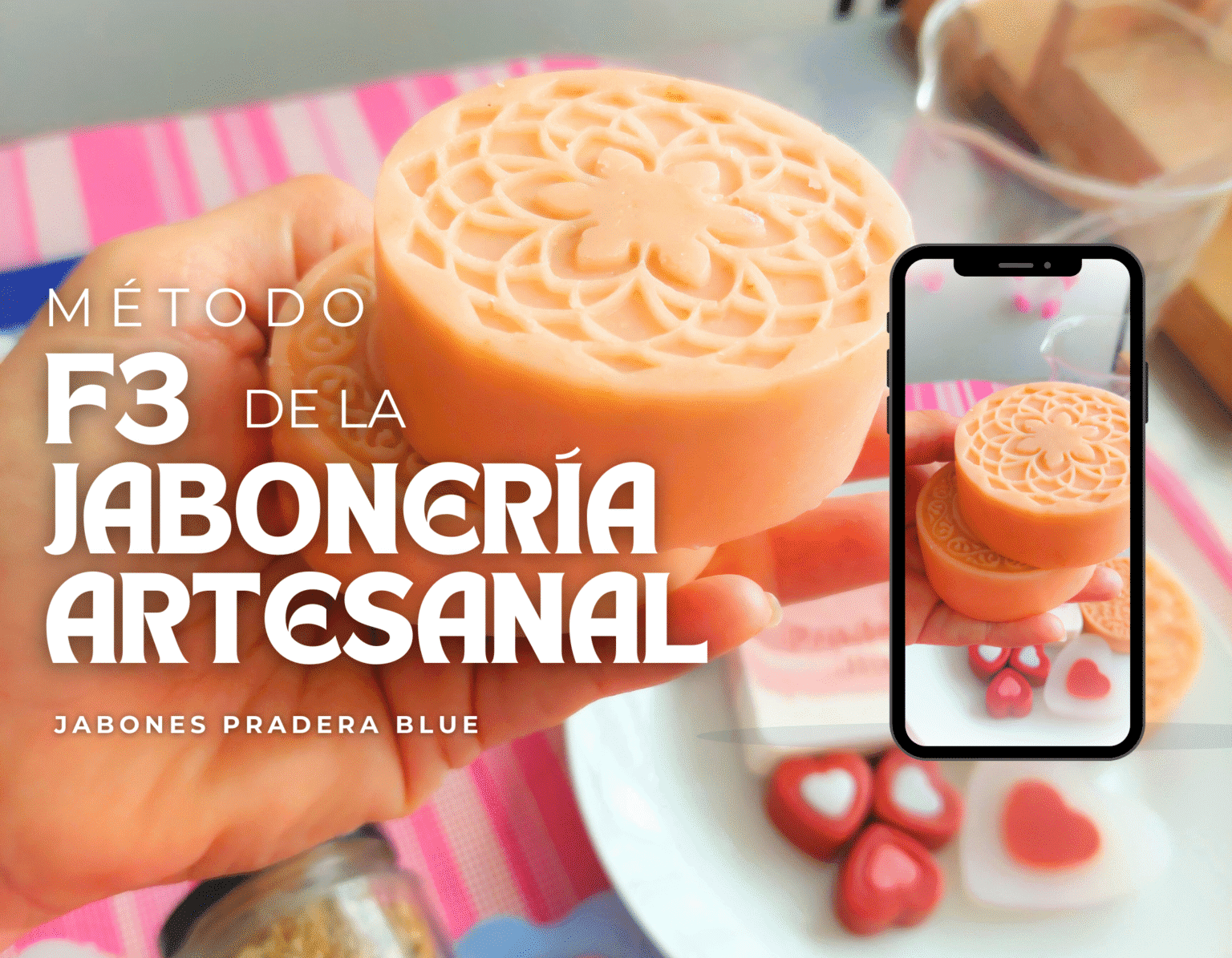 Curso de jabones artesanales, jabones naturales, jabones de glicerina